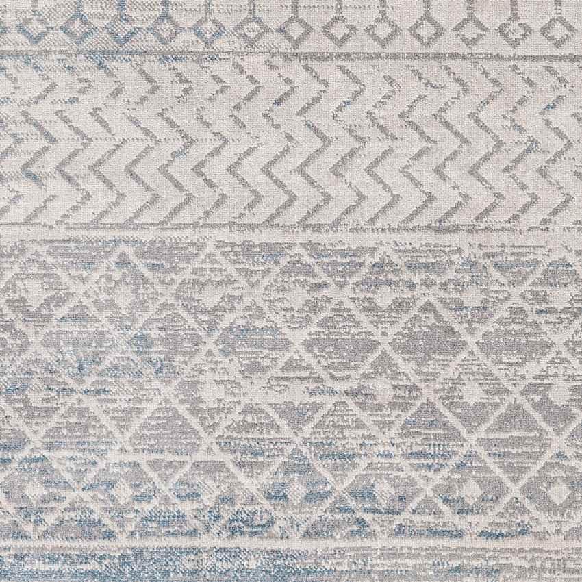 West Terre Haute Global Medium Gray Washable Area Rug