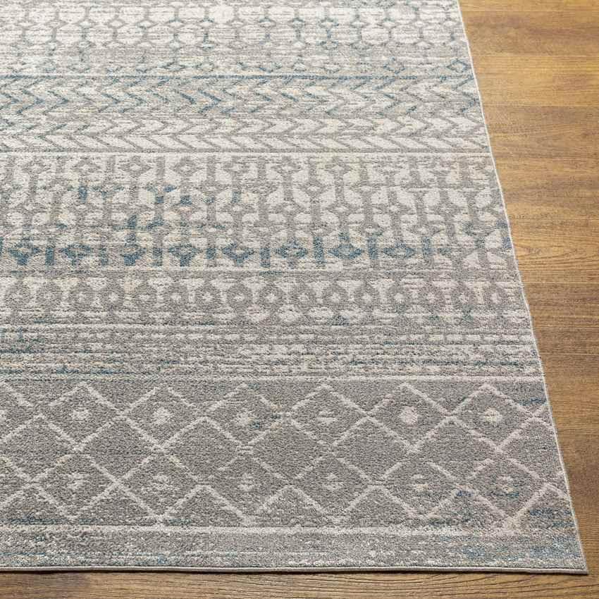 West Terre Haute Global Taupe Washable Area Rug