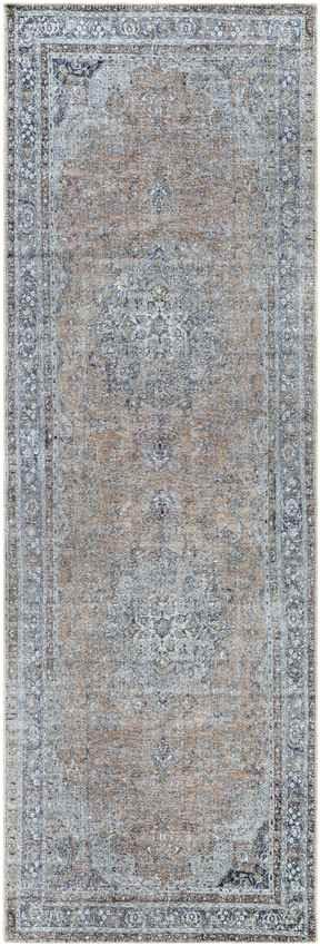 Westphalia Traditional Slate Washable Area Rug