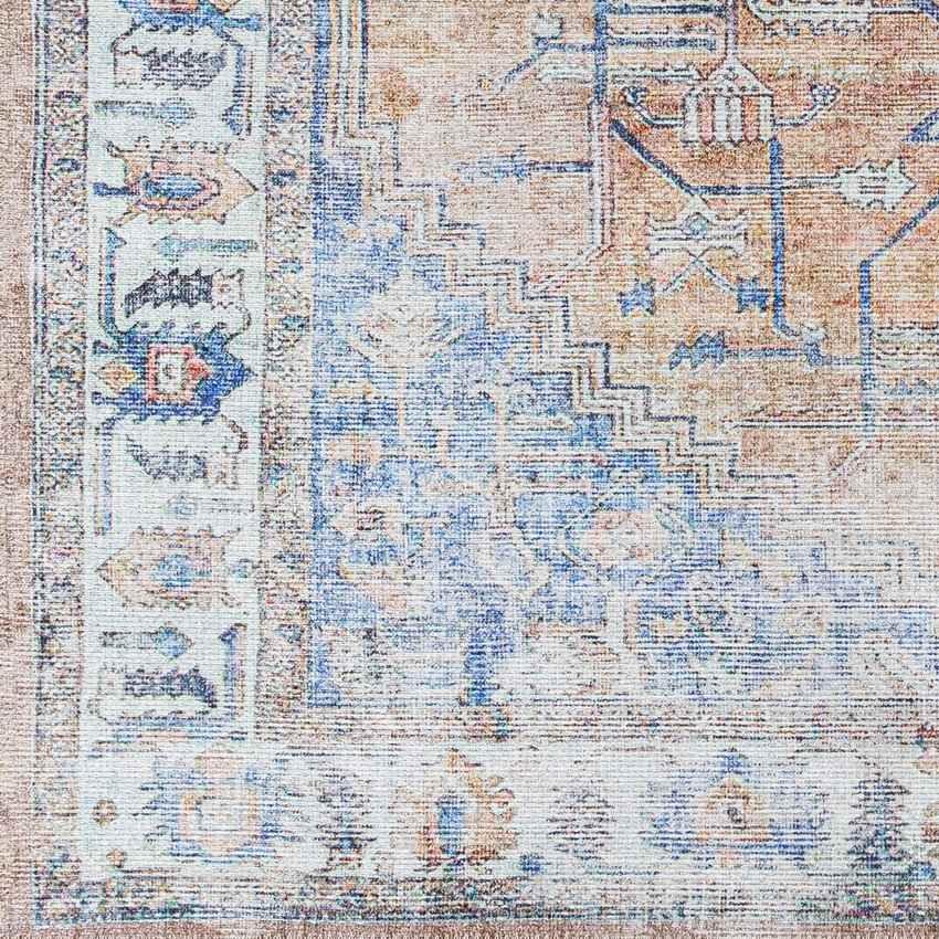 Westwood Traditional Blue Washable Area Rug