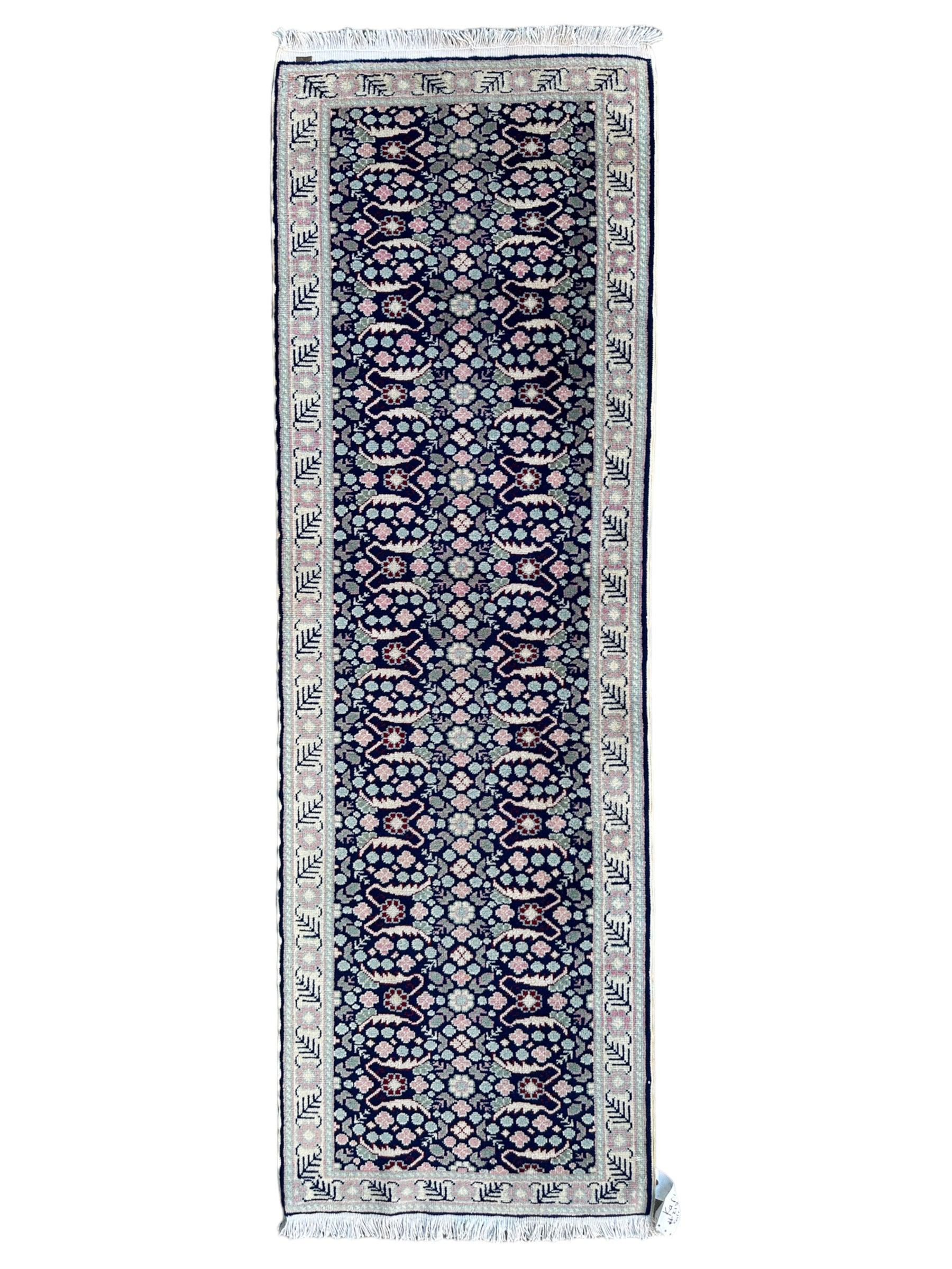 Wool Hand Knotted Runner 2’x6’2”