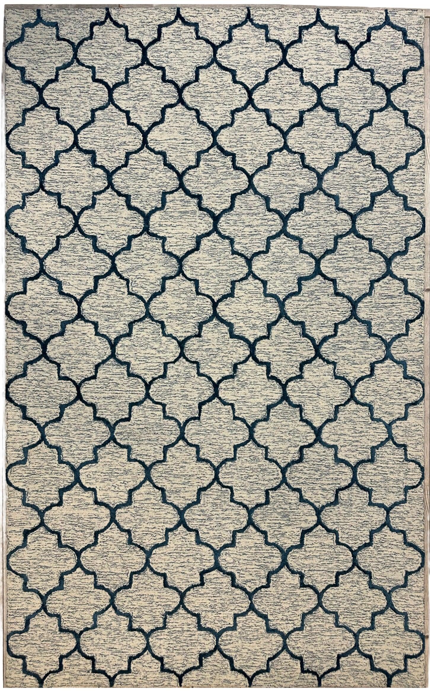 Wool Hand-Tufted Area Rug; 5' x 8'