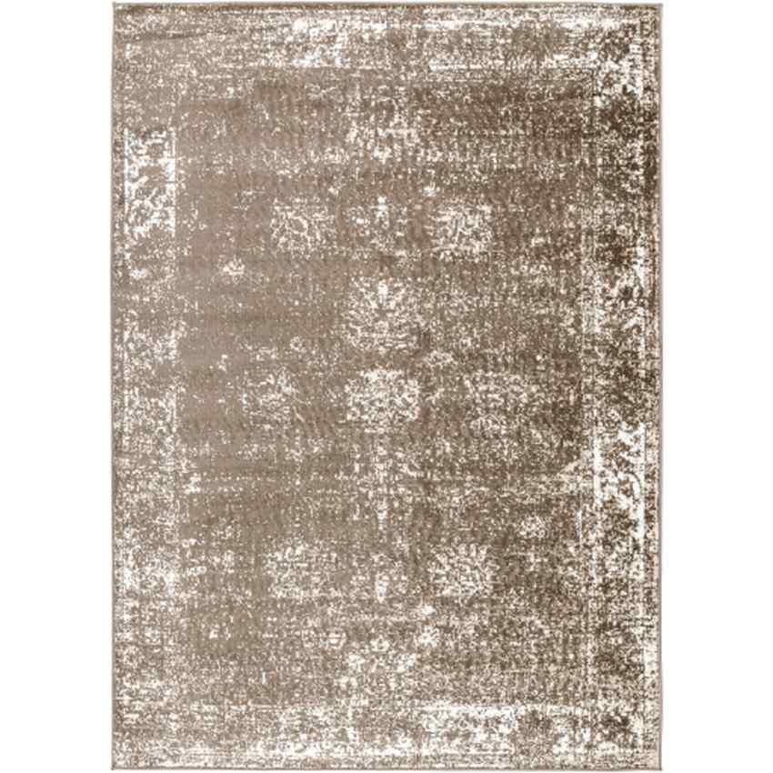 Yevette Traditional Dark Brown Area Rug