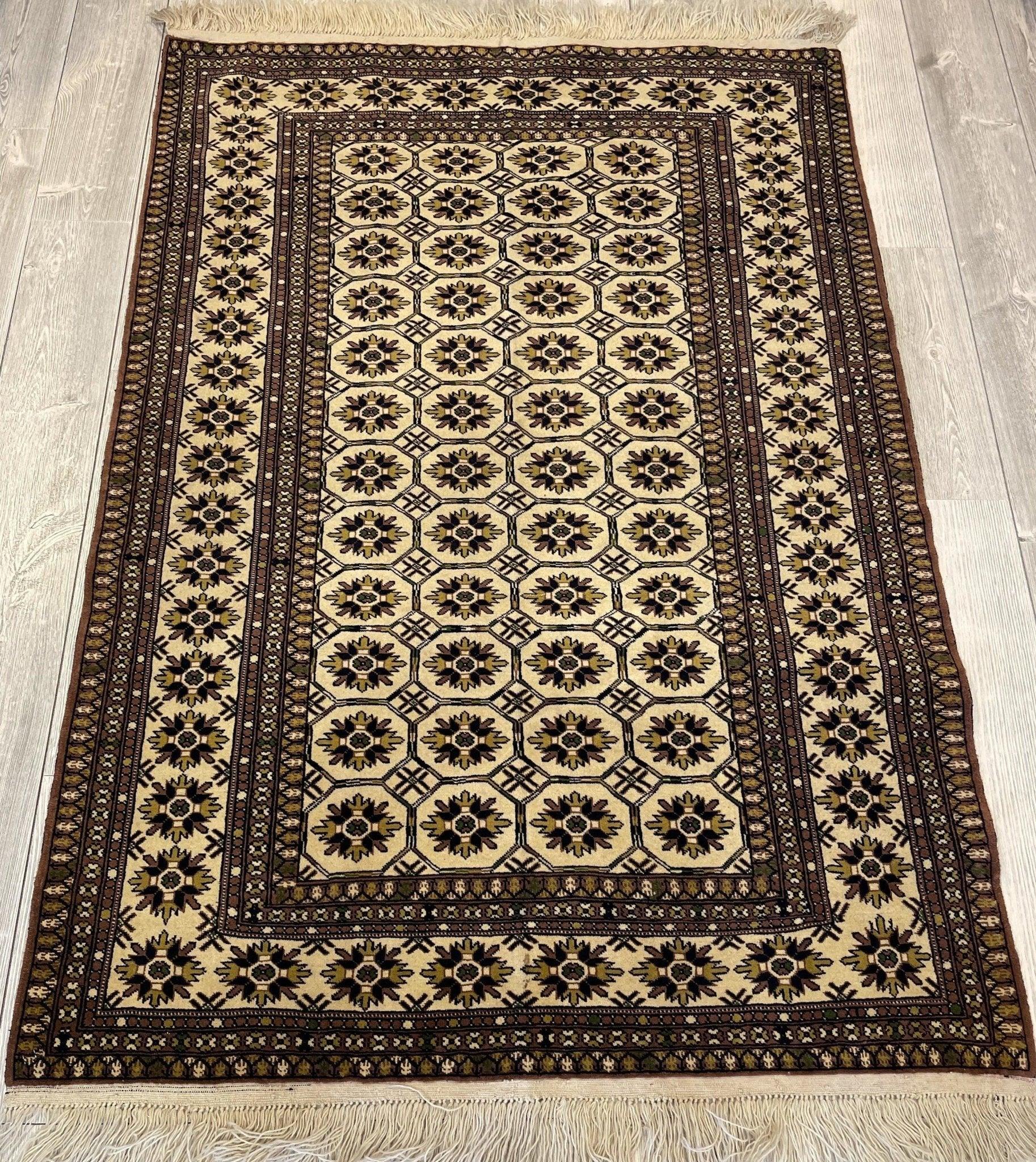 Afghani Area Rug I Zahir Shahi Herati 4x6 Ft