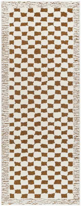 Zechariah Modern Ivory/Brown Area Rug