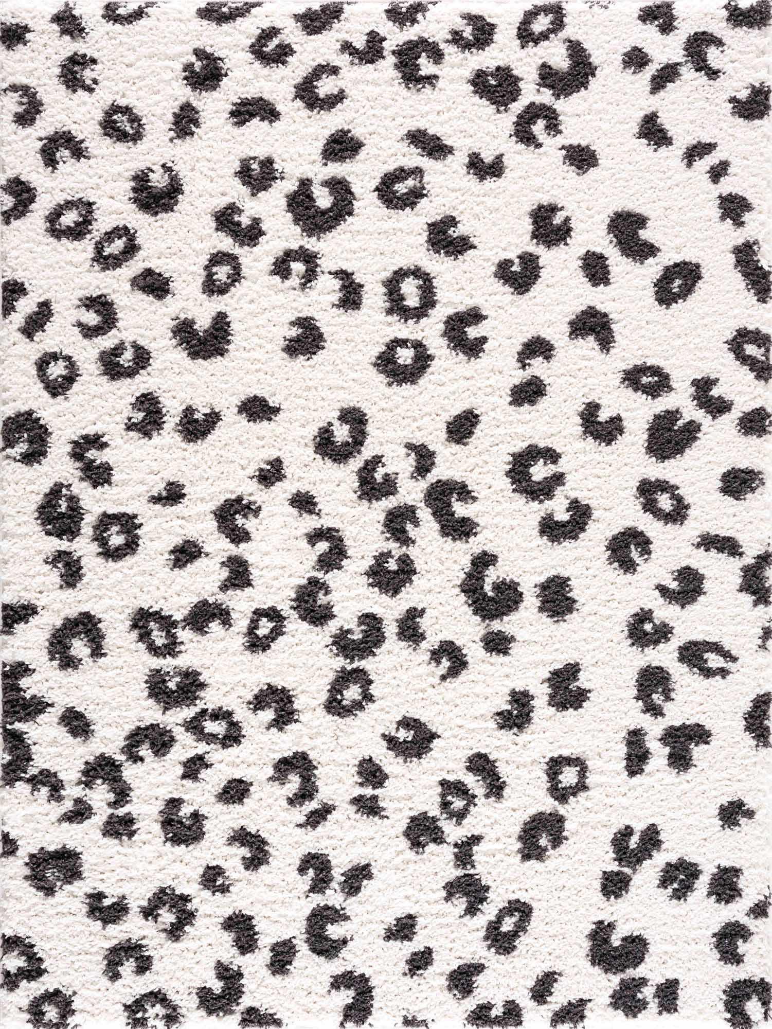 Zhen Black & White Area Rug