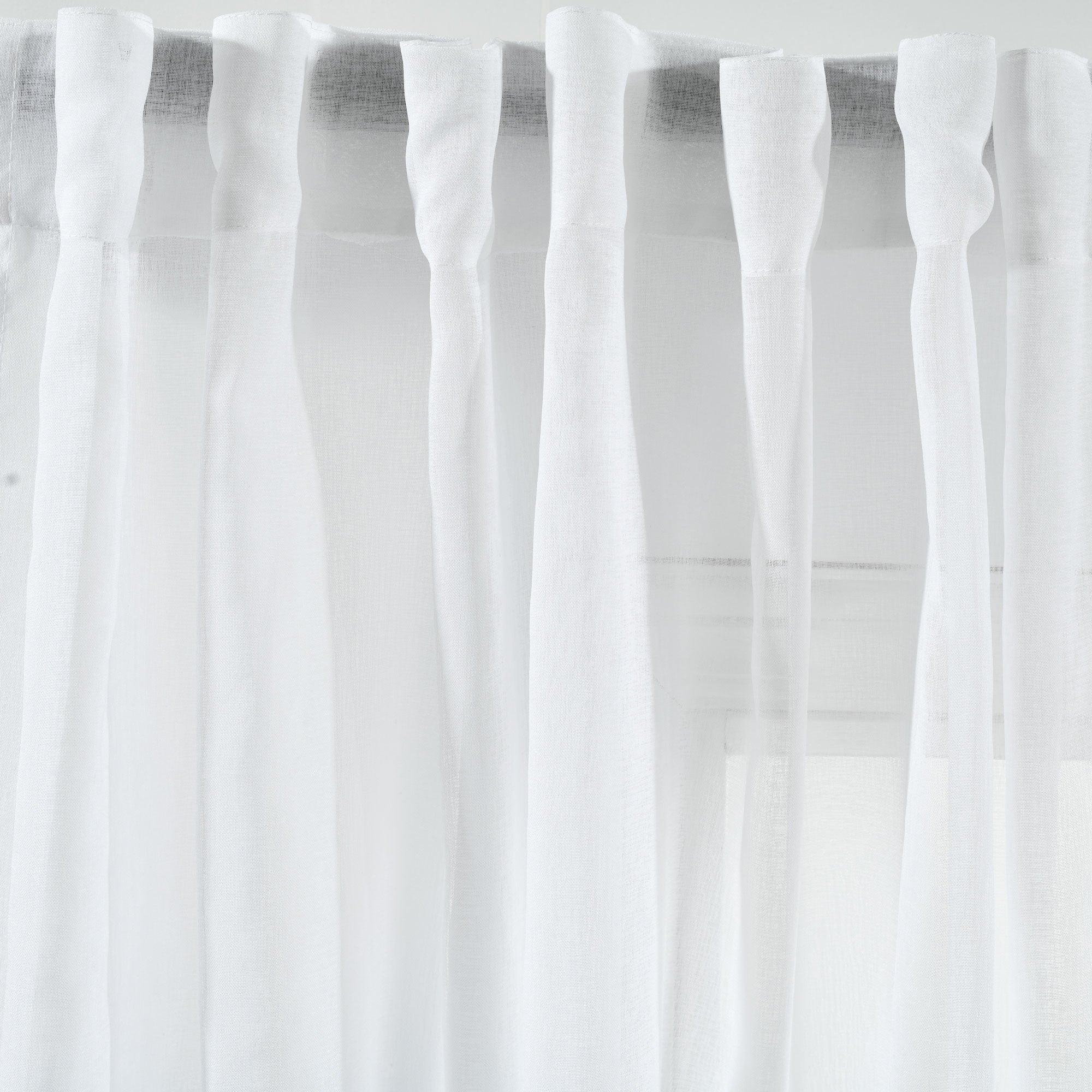 Zuri Flora Sheer Window Curtain Panel Set