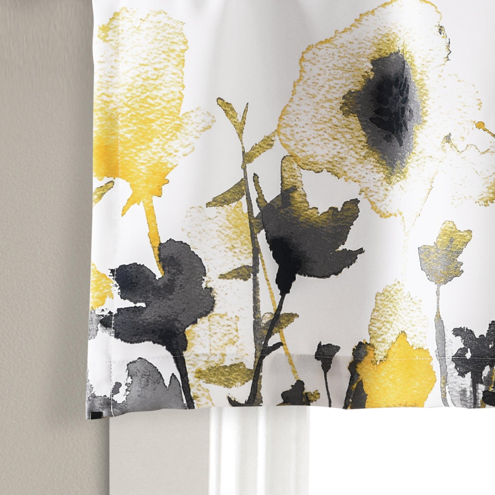 Zuri Flora Watercolor Valance