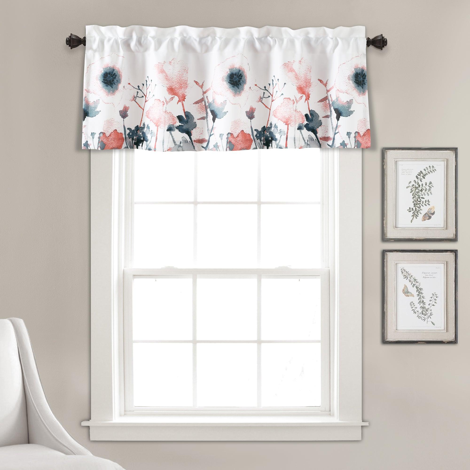 Zuri Flora Watercolor Valance