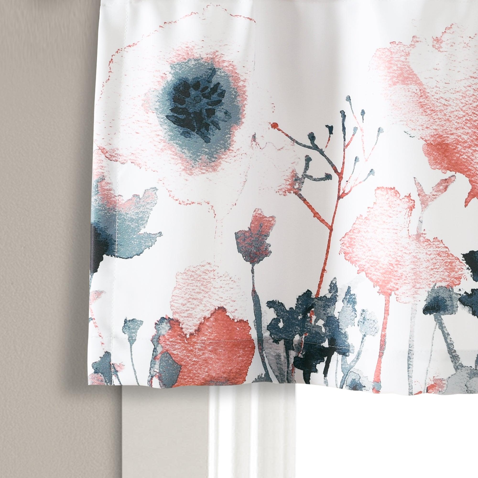 Zuri Flora Watercolor Valance