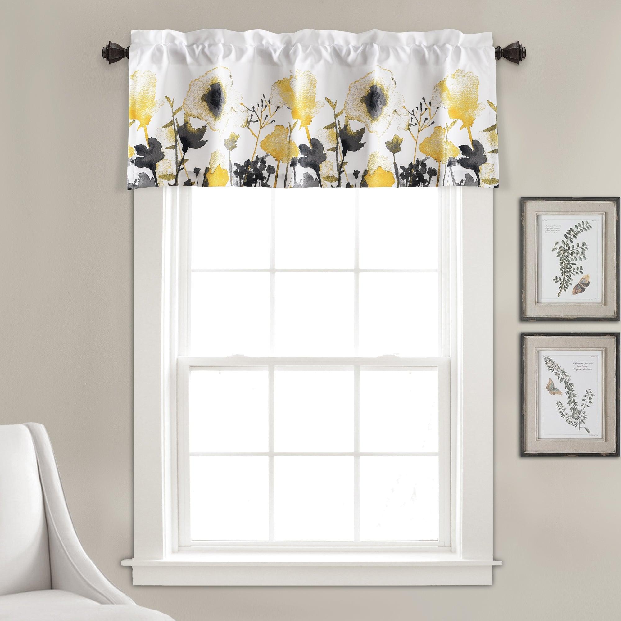 Zuri Flora Watercolor Valance