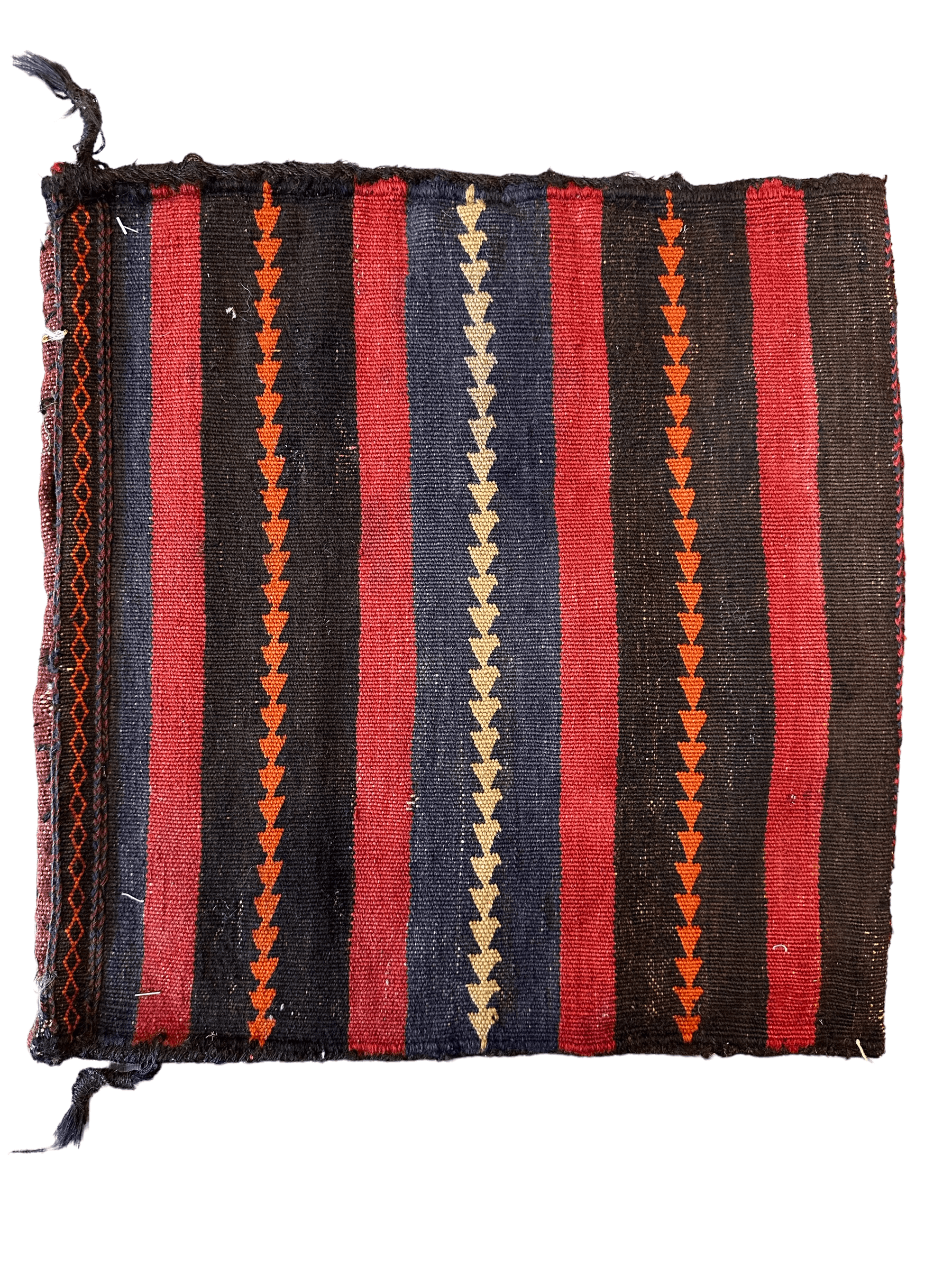 1900s Antique Persian Qashqayi Bag Face - 16" X 17" - Kapisa Rugs